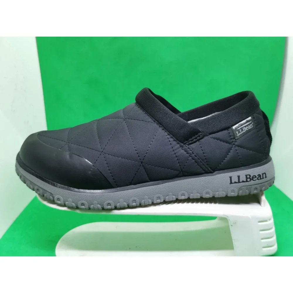LL Bean Ultralight PrimaLoft Slip-On Shoes Women's Size 9 M Black Waterproof